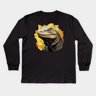 komodo dragon Kids Long Sleeve T-Shirt